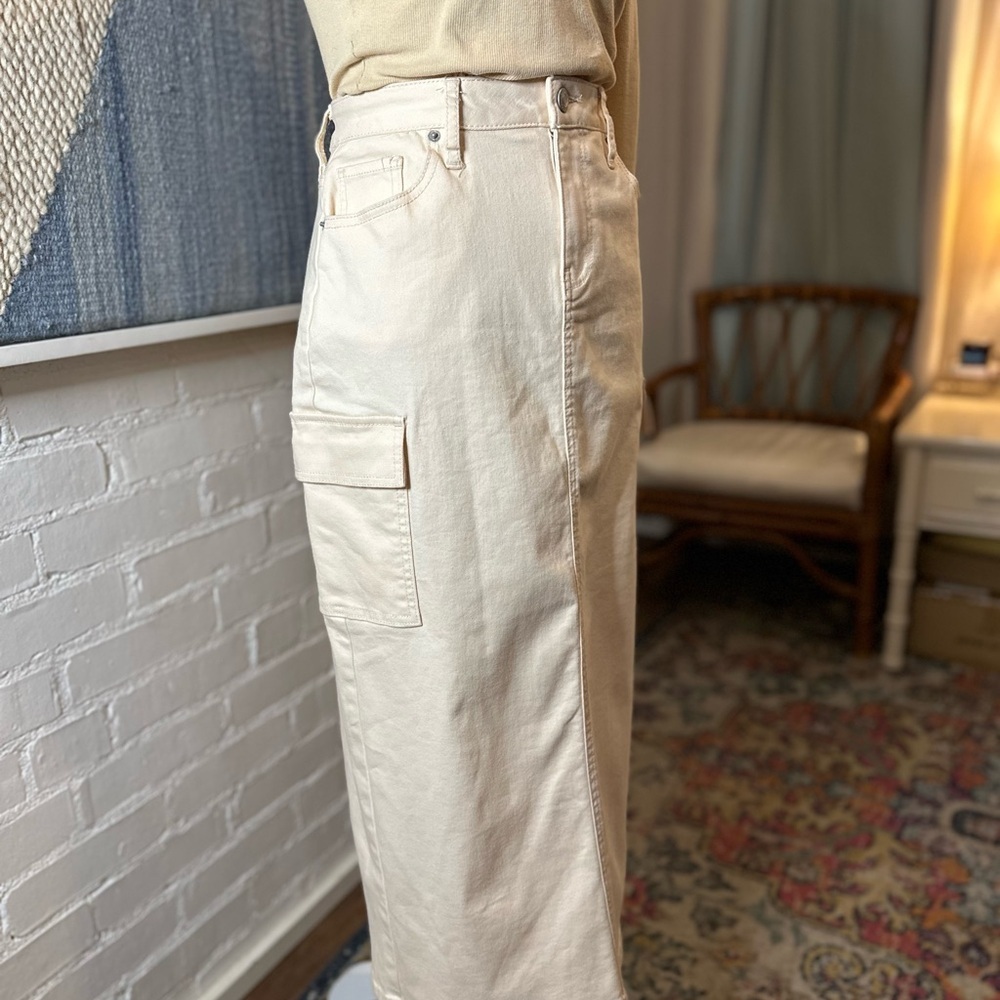 Marc New York Tan Denim Maxi Skirt - Picture 6 of 14